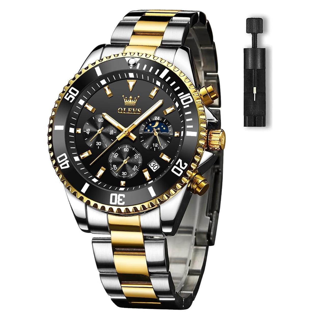 Reloj OLEVS Analógico Acero Inoxidable Clásico Hombre