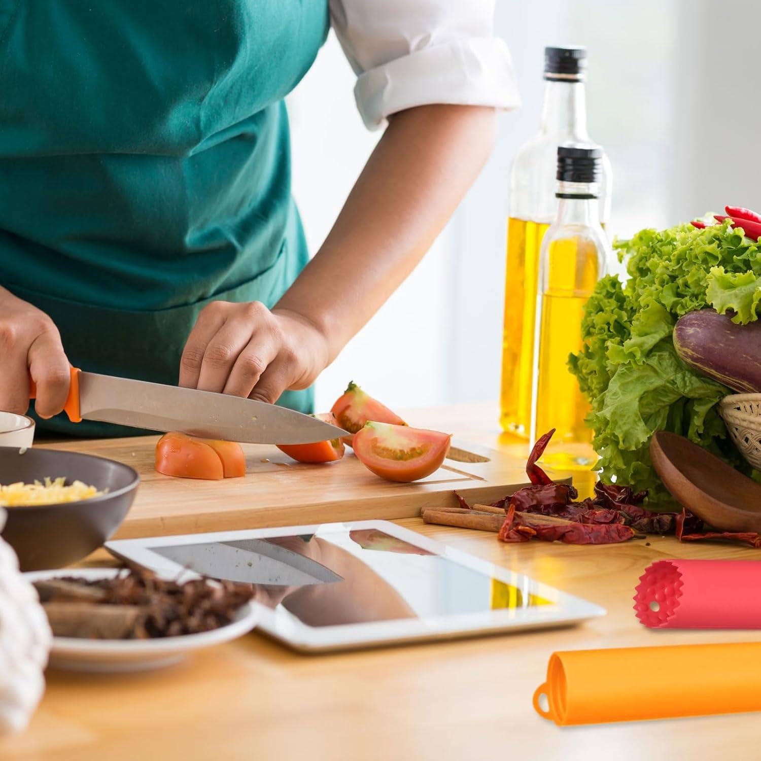 Pelador de Ajo de Silicona uxcell - 2 Piezas, Negro