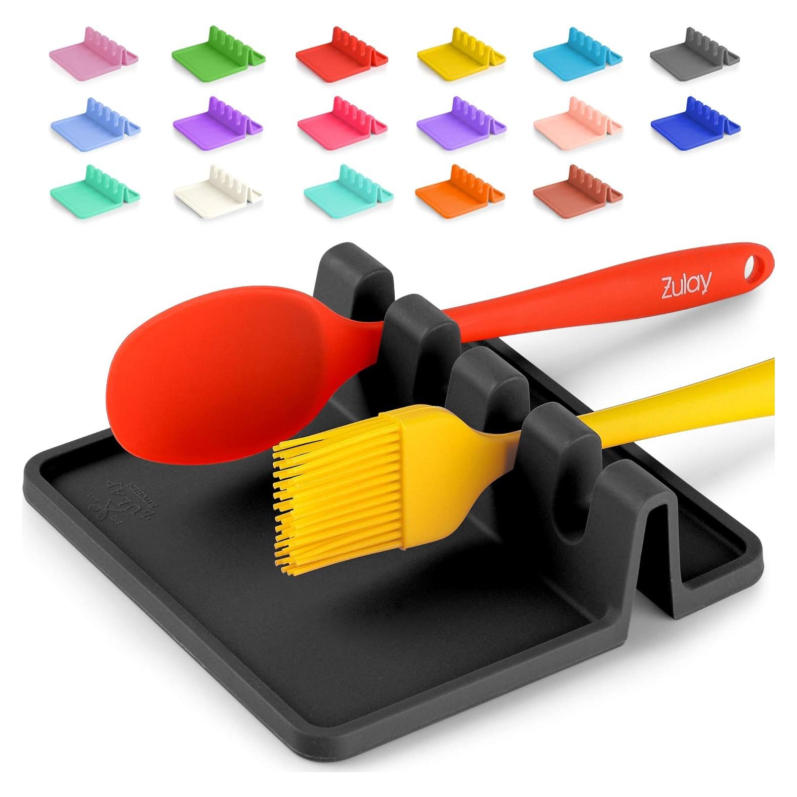 Soporte de Utensilios de Silicona Zulay Kitchen - Antigoteo