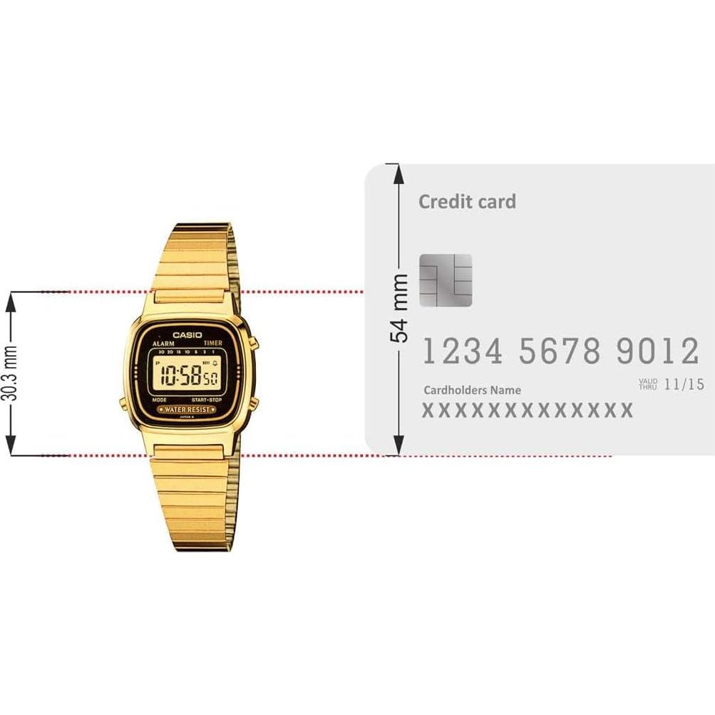 Reloj Digital Casio G-Shock LA670WGA-1 Unisex Negro