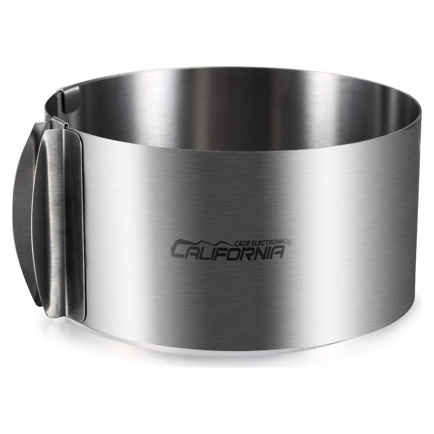 Molde Ajustable para Torta de Acero Inoxidable 30,48 cm