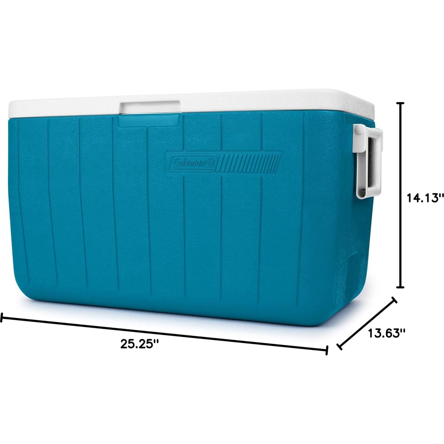 Enfriador Portátil Coleman Chiller 48L Azul Océano