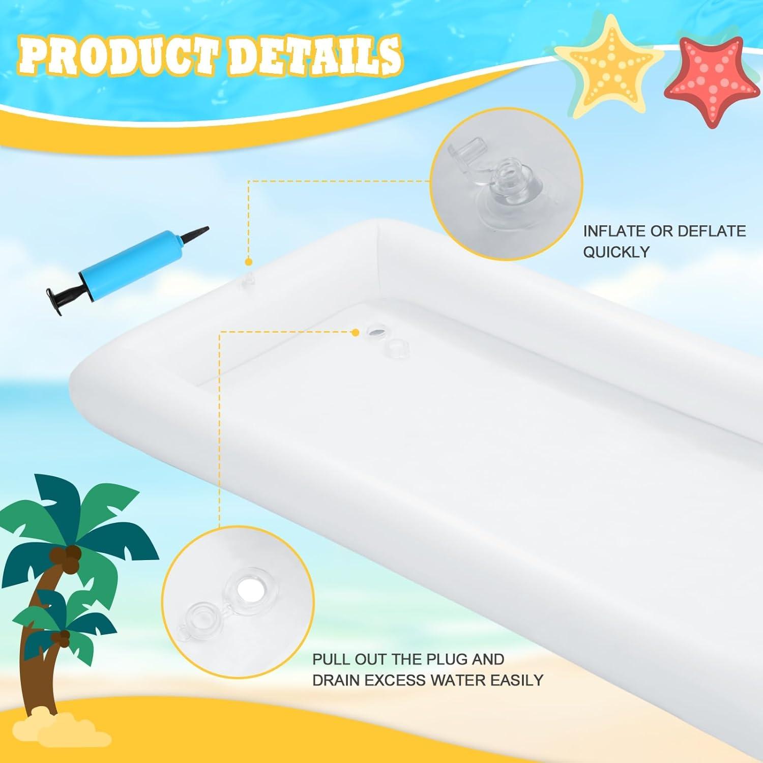 Barra de Servicio Inflable MorTime 4 Piezas 134x64 cm