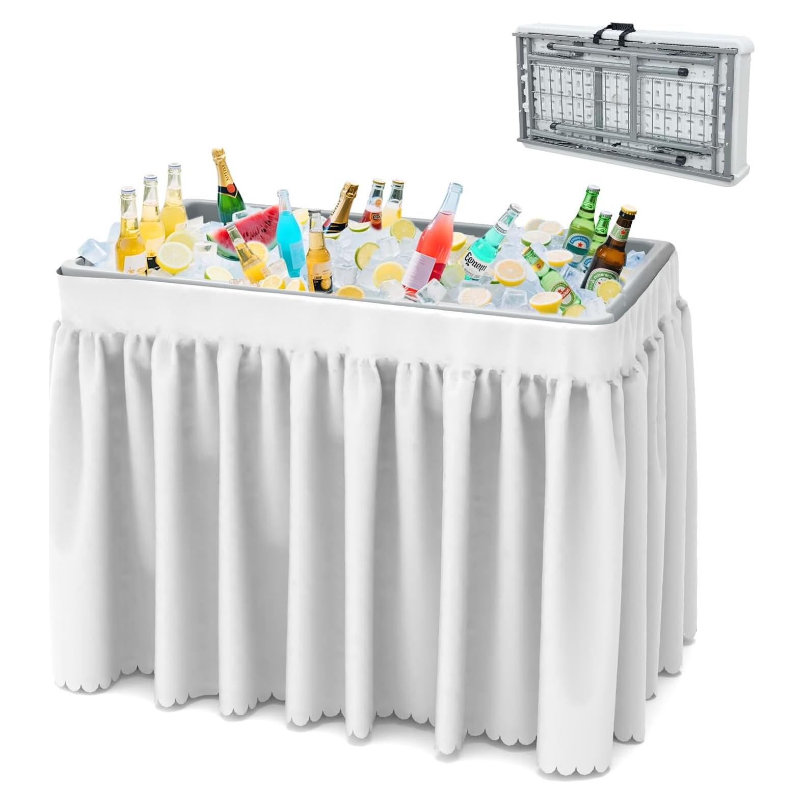 Mesa de Hielo Plegable SHAREWIN 107,95 cm Blanca