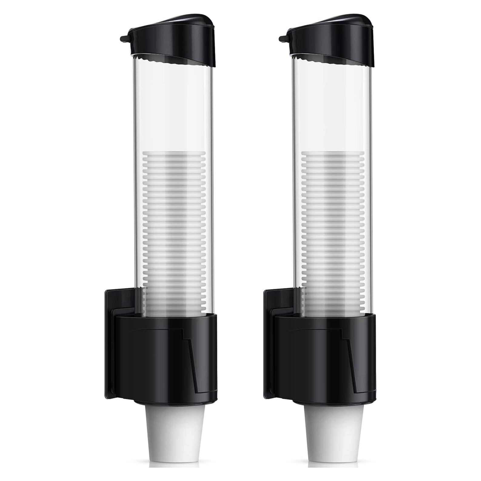 Dispensador de Tazas Baderke 2 Piezas Soporte de Pared 40x9 cm