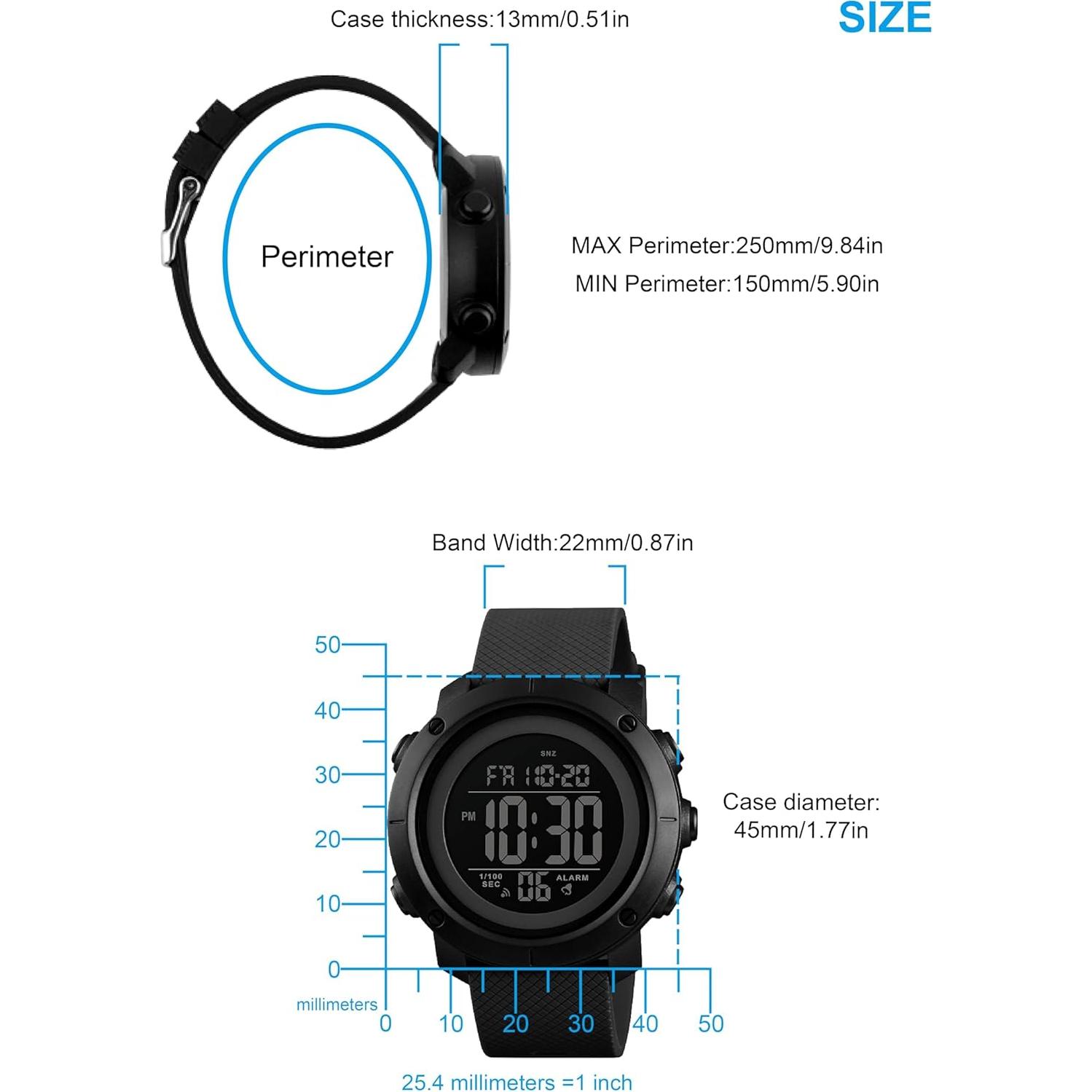 Reloj Digital Deportivo Militar GUANG ZHOU 1426 Impermeable