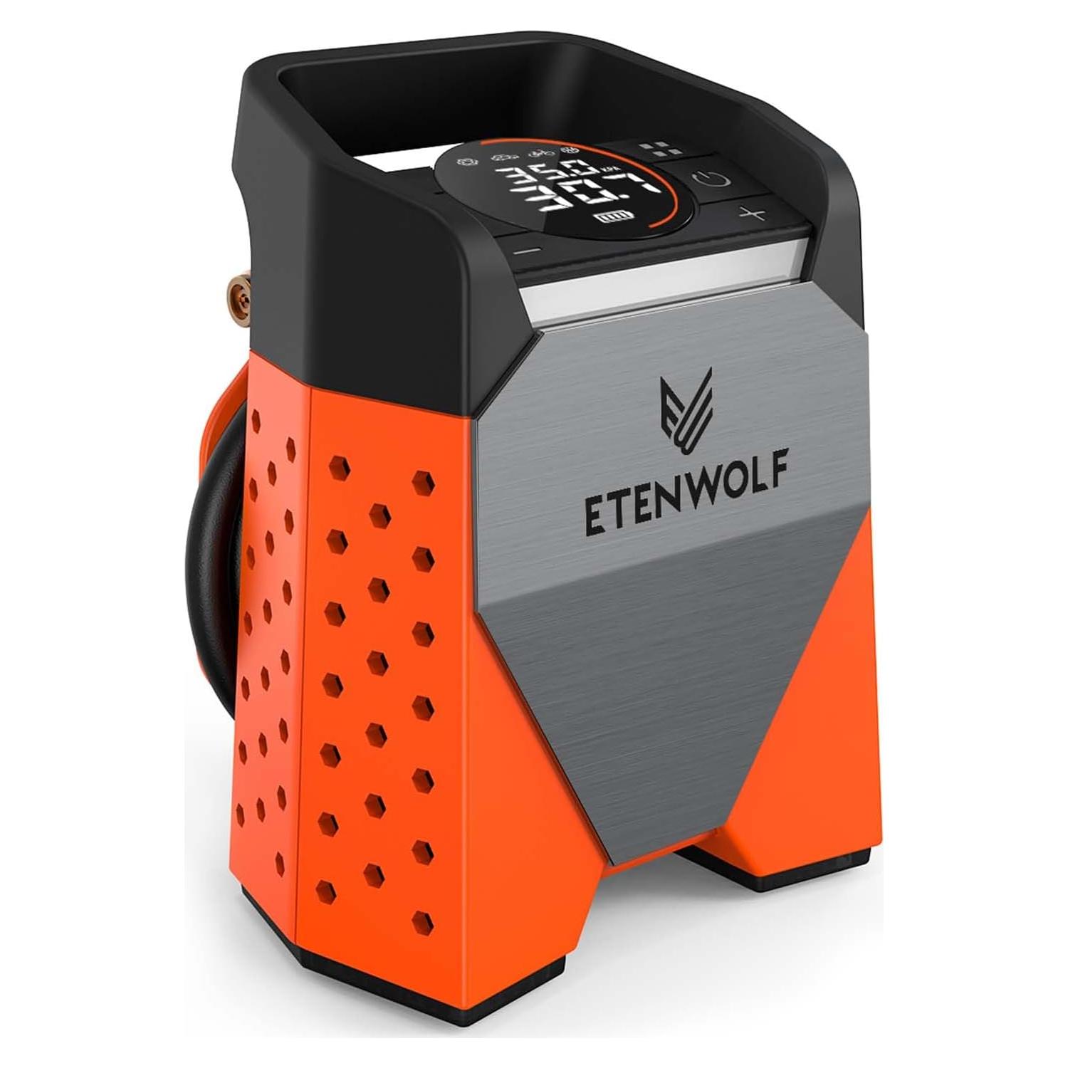 Inflador de Neumáticos ETENWOLF ZEPHYR S3 160 PSI Rápido