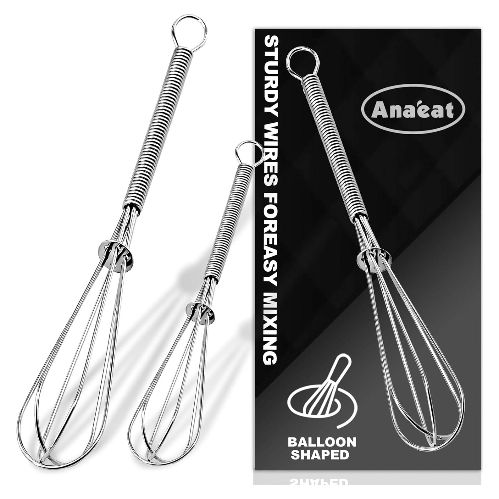 Juego de Batidores Mini Anaeat 2 Piezas Acero Inoxidable