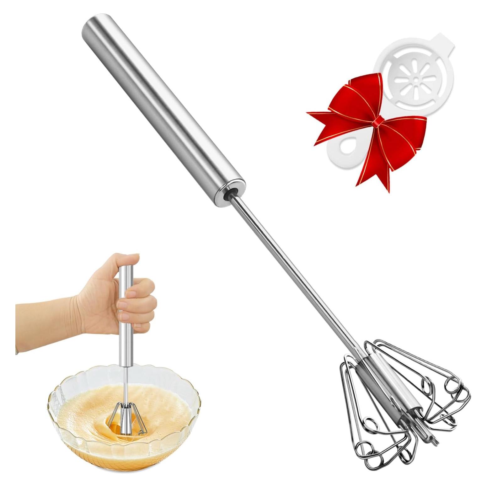 Batidor de Mano Semiautomático eispap Acero Inoxidable 30,5 cm