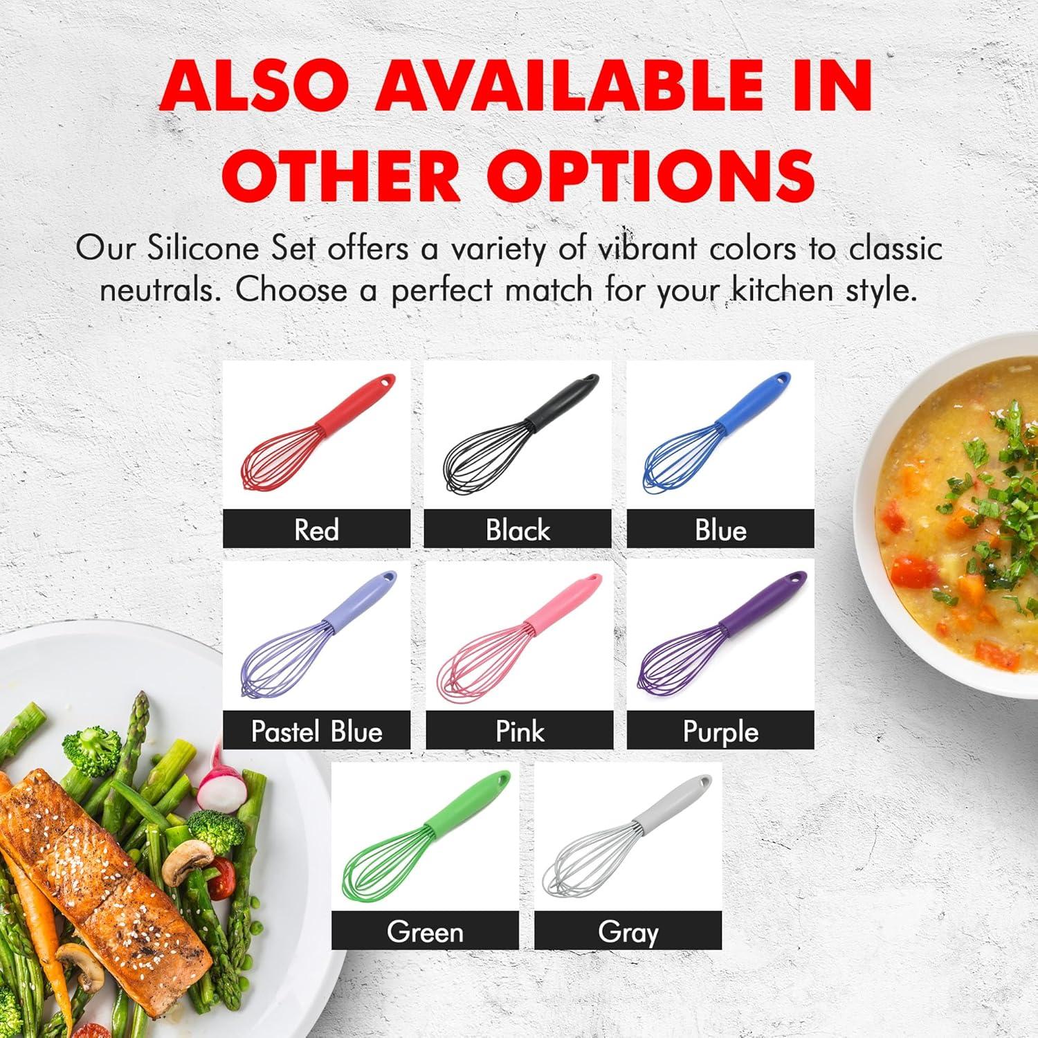 Batidor de Alambre de Silicona Chef Craft 26,67 cm Verde