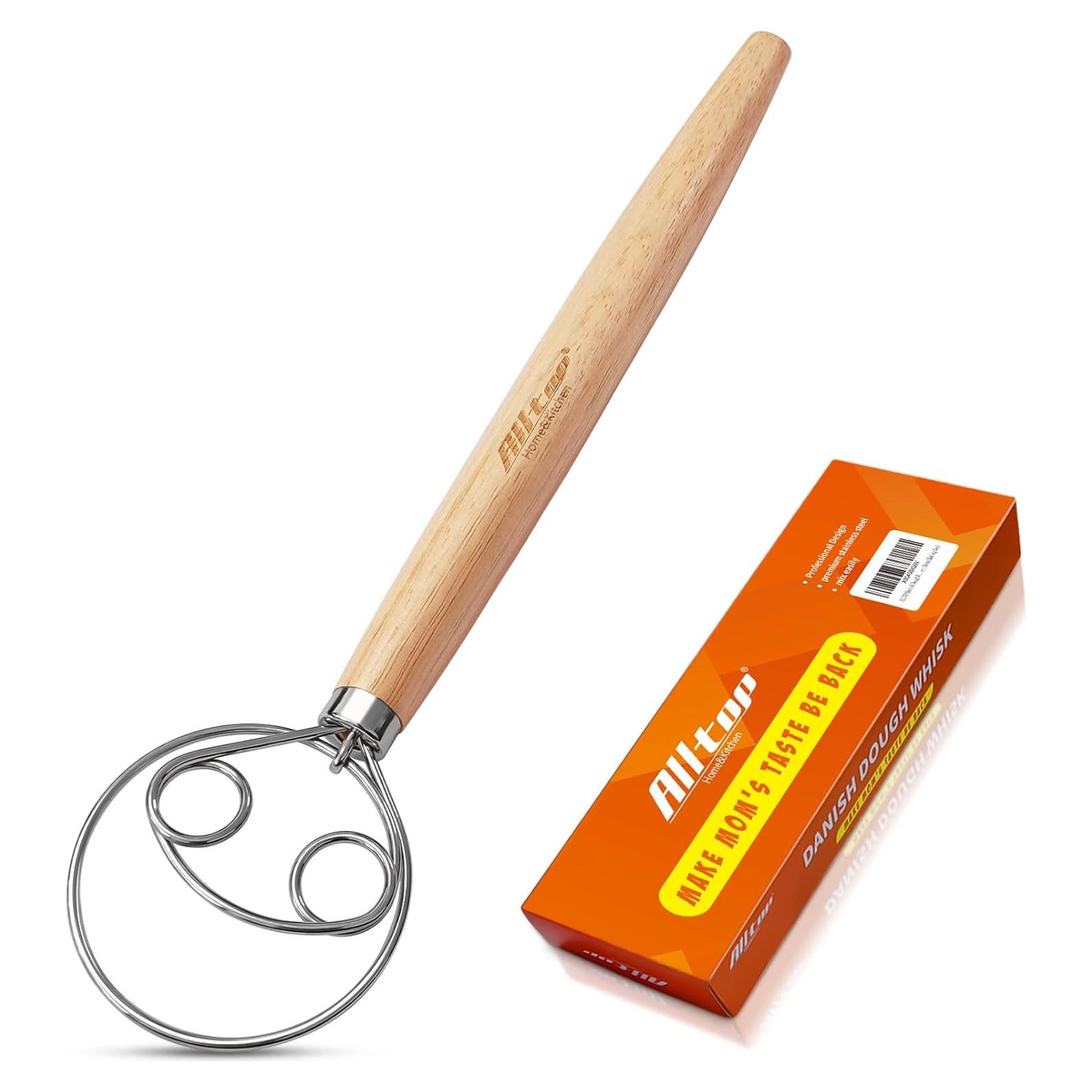 Batidor de Masa Danés ALLTOP - Acero Inoxidable 150g