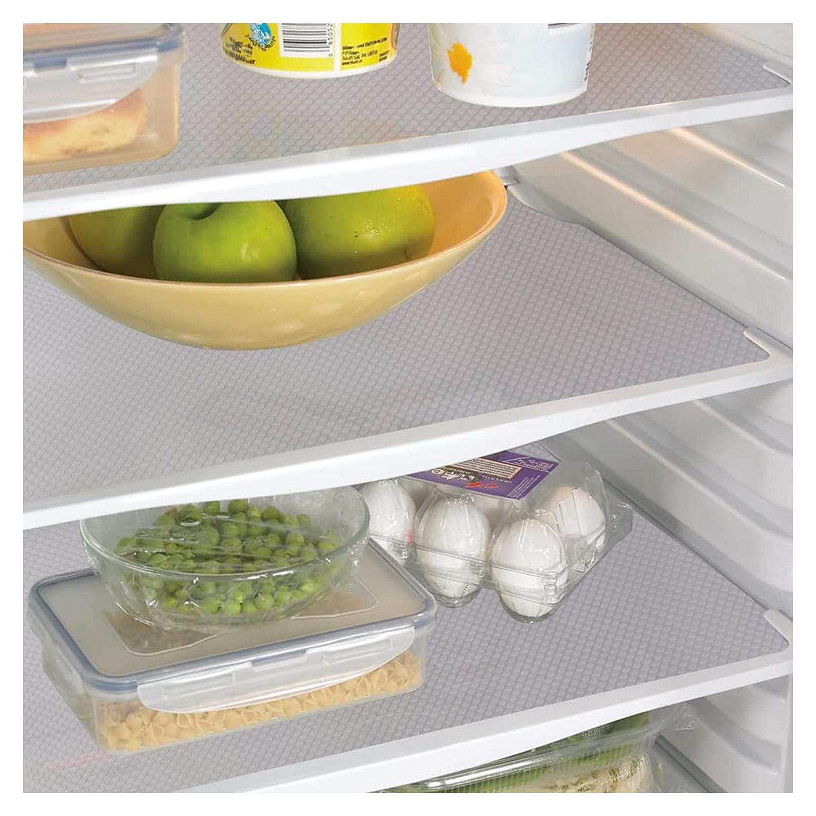 Paquete de 9 forros de nevera AKINLY lavables 45x30cm