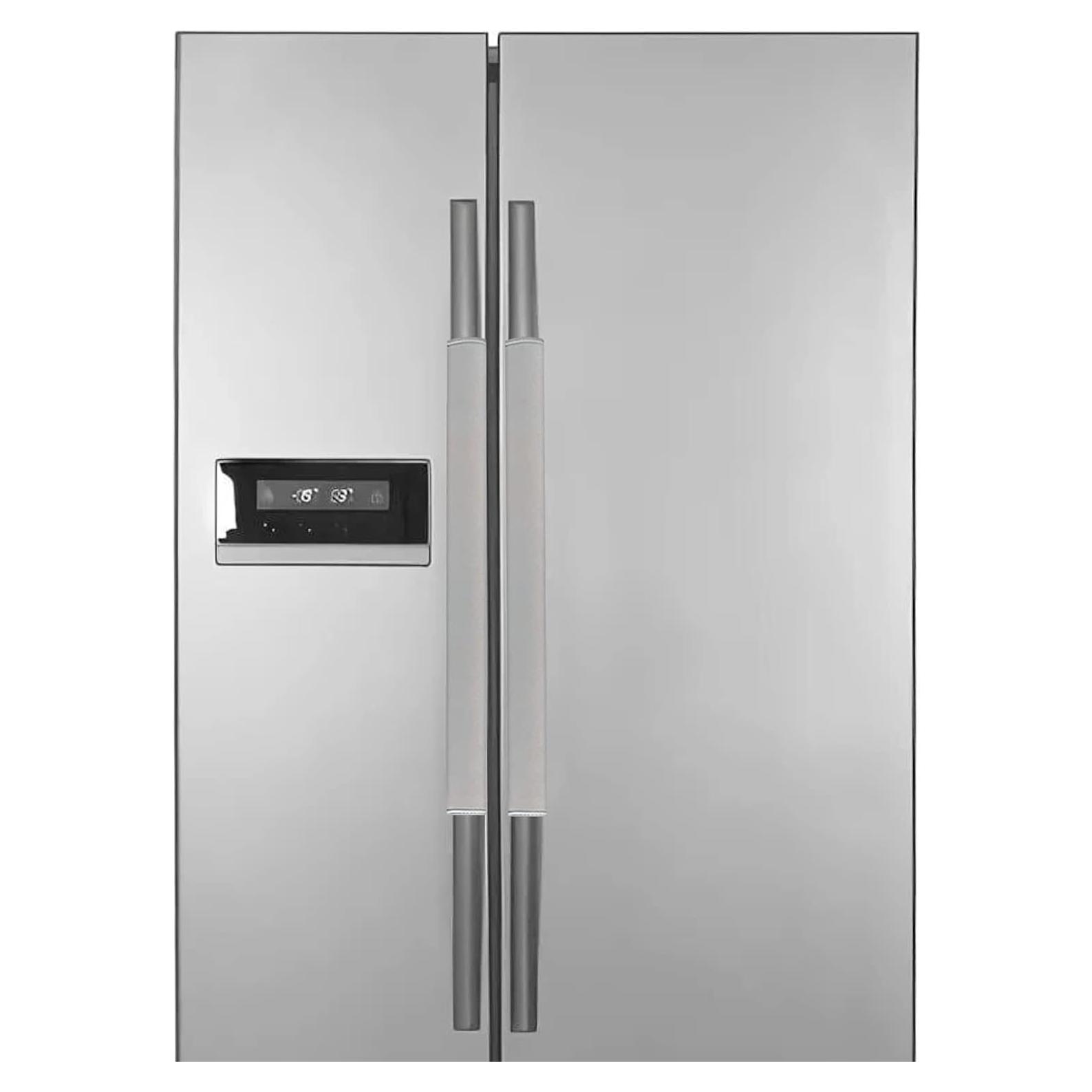 Cubiertas de Manijas de Refrigerador JHHSYU Neopreno Gris