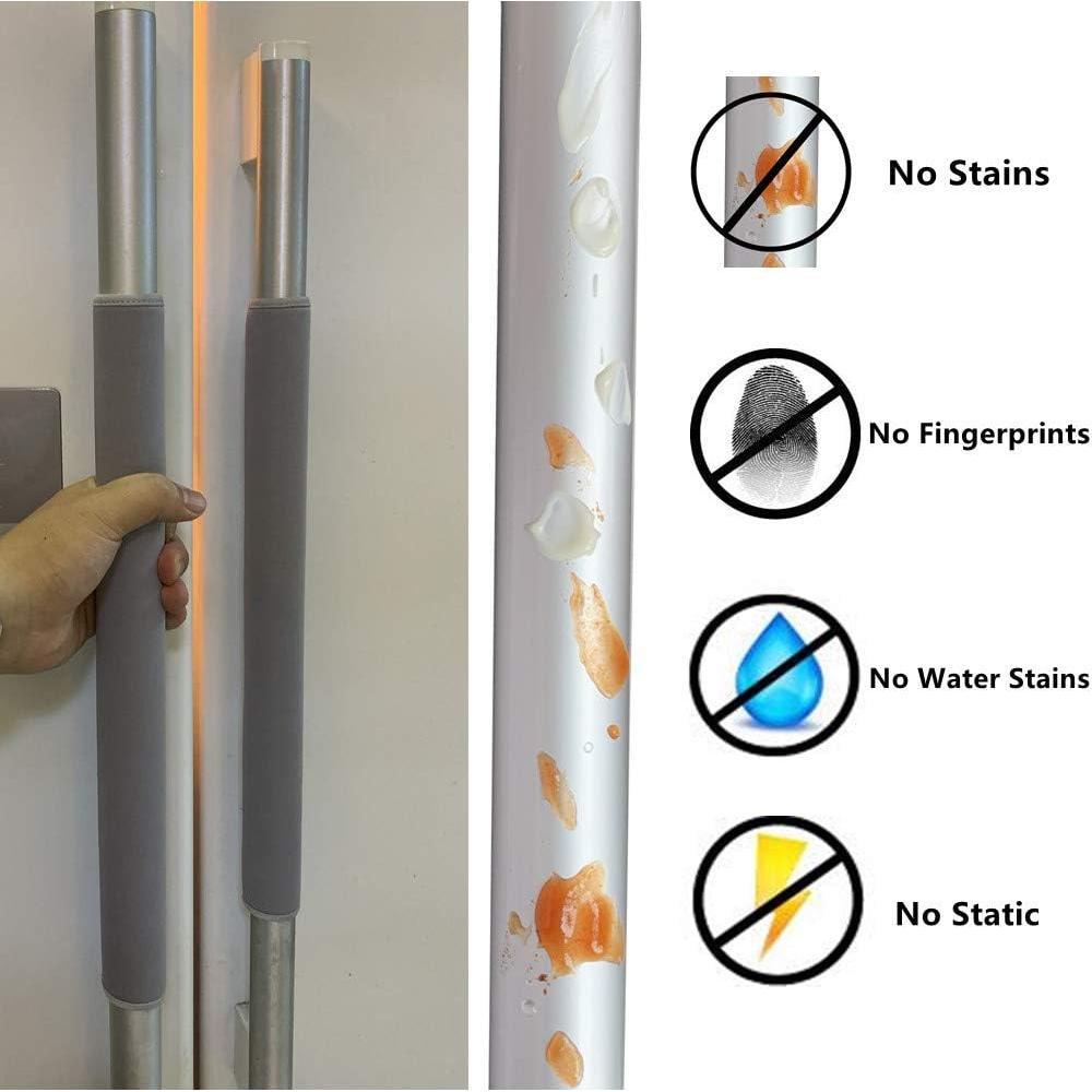 Cubiertas de Manijas de Refrigerador JHHSYU Neopreno Gris