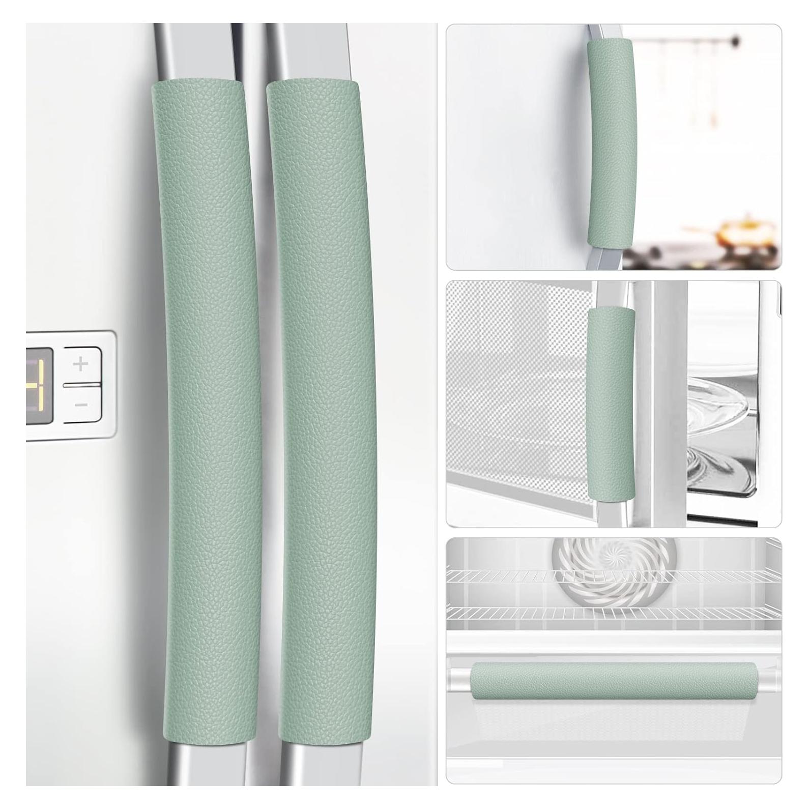 Cubiertas de Manijas de Refrigerador Metonsto 5 Piezas Verde Menta