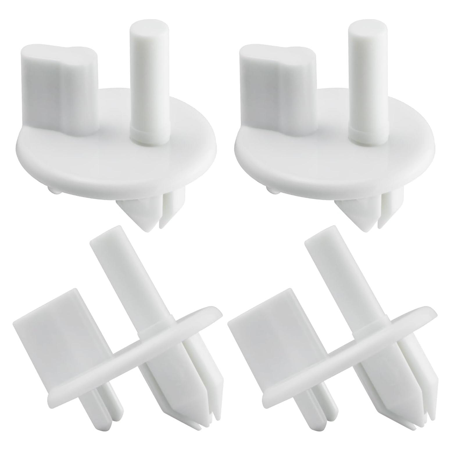 Paquete de 4 Soportes de Cubierta Crisper 241993101 Frigidaire