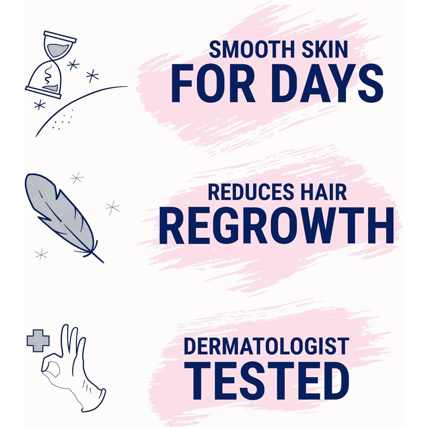 Cera Depilatoria Nair 40 Listones 100% Natural para Cuerpo