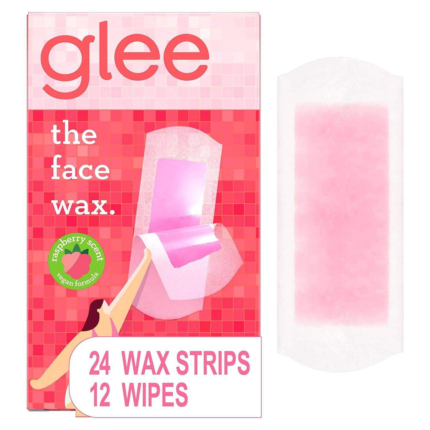 Cera Depilatoria en Tiras Glee Joy para Rostro - 24 Tiras