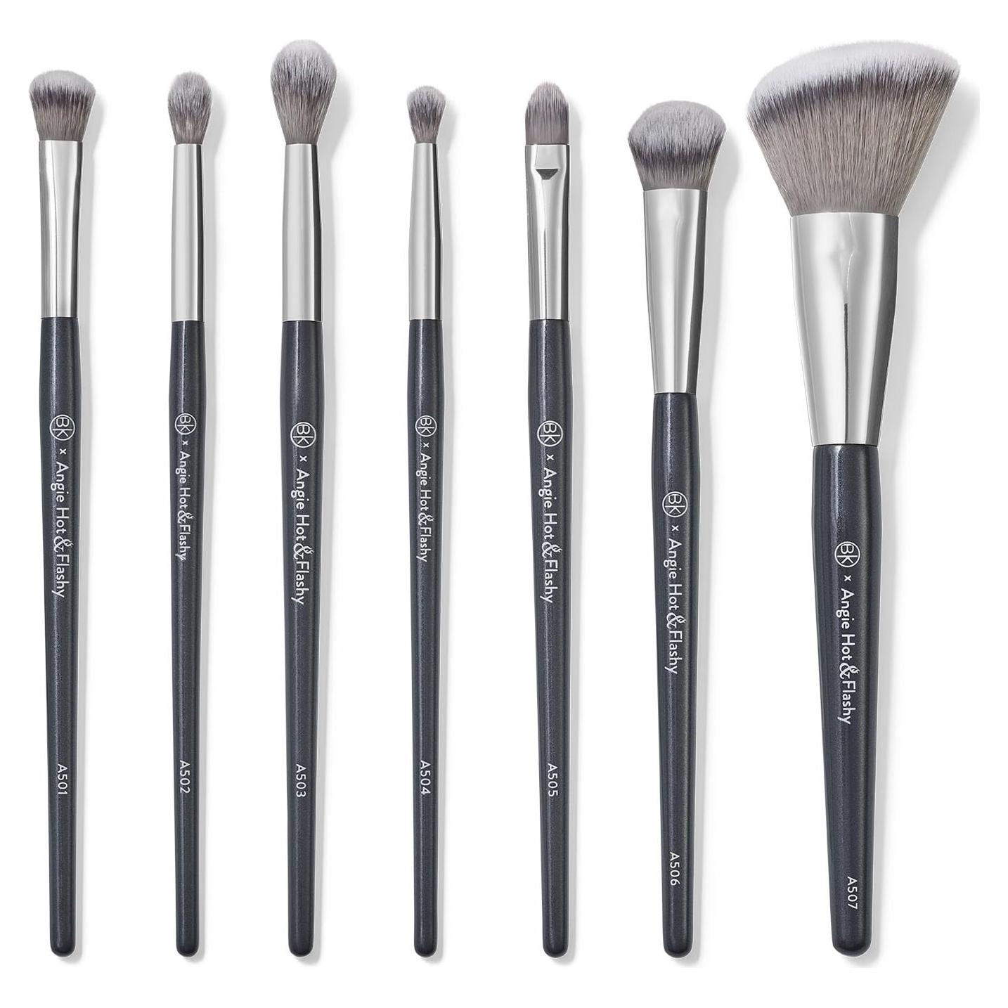 Juego de Brochas BK Beauty Angie Hot & Flashy 7 Piezas