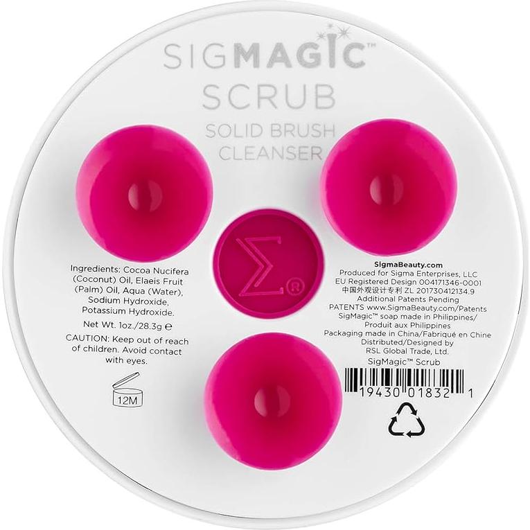 Limpiador de Brochas Sigma Beauty 2-en-1 Sólido 7,49cm