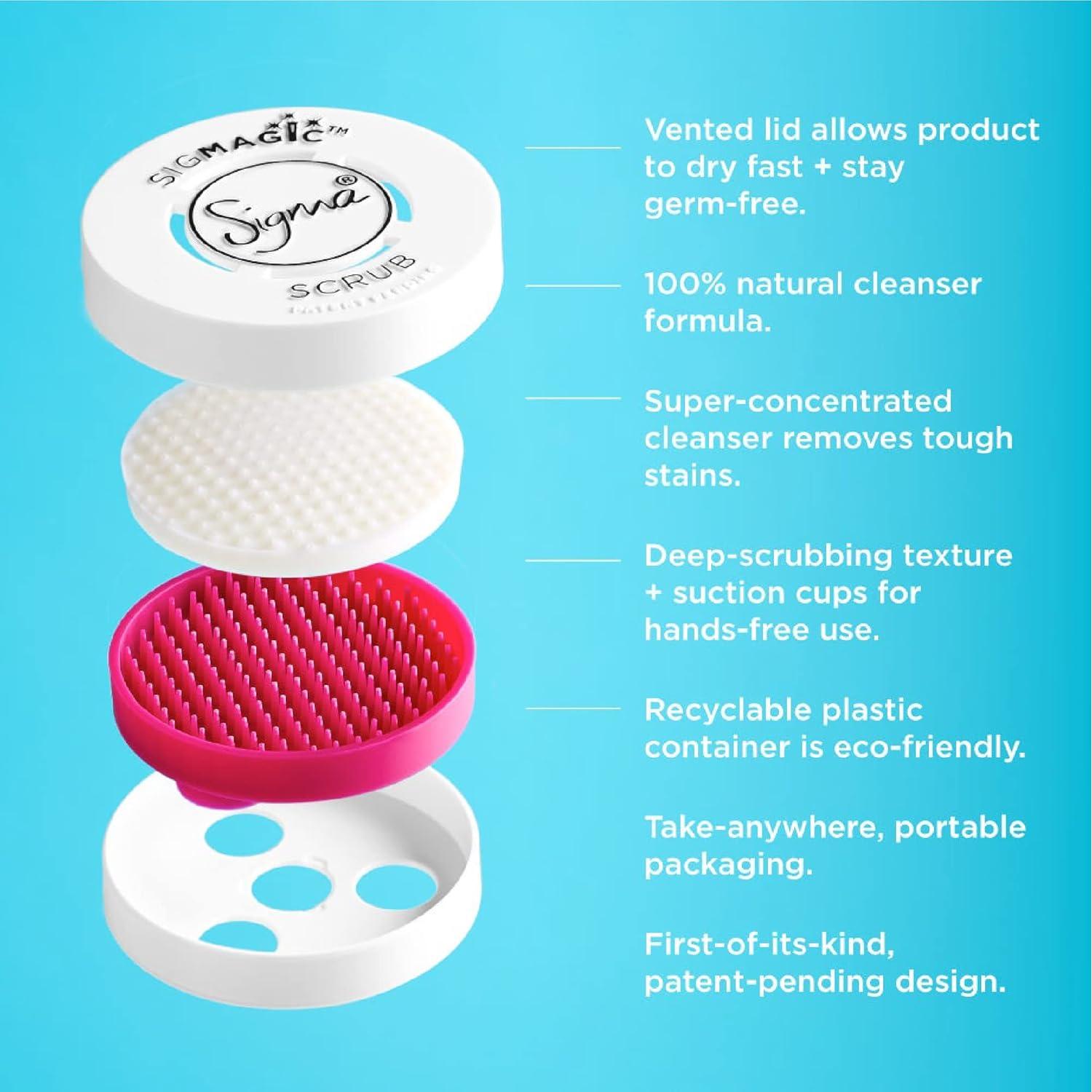 Limpiador de Brochas Sigma Beauty 2-en-1 Sólido 7,49cm