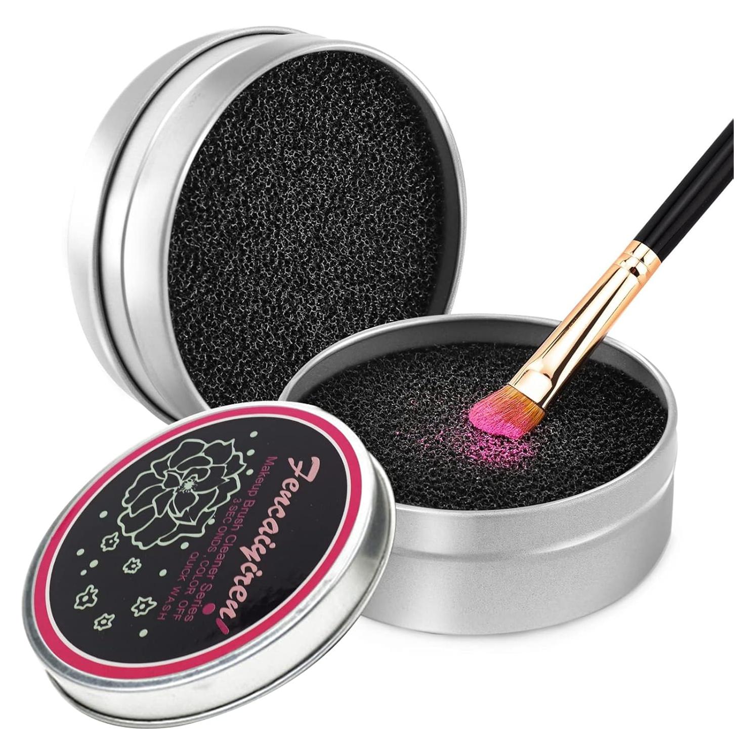 Paquete de 2 Esponjas Limpiadoras VANVENE para Brochas