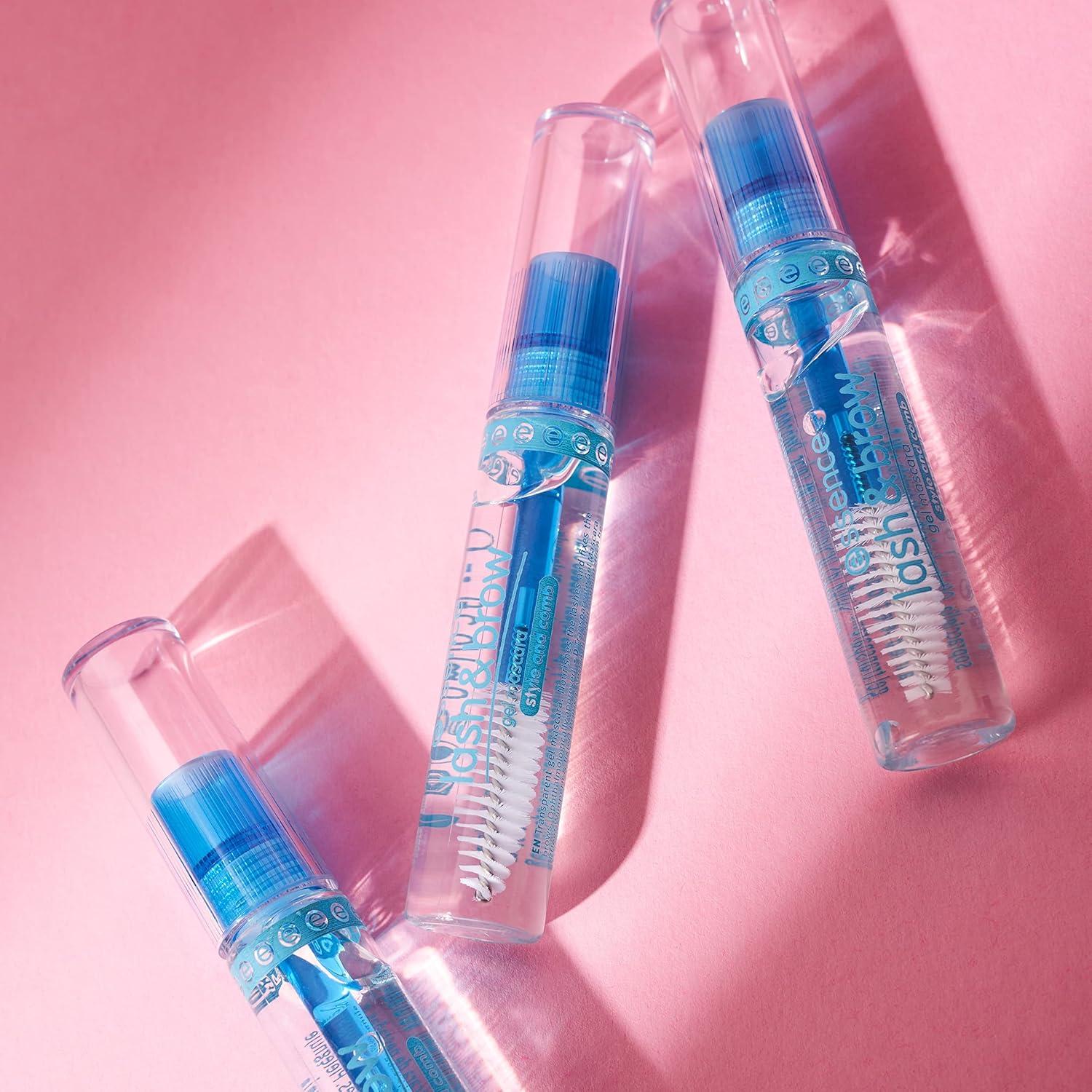 Gel de Cejas y Pestañas Transparente Esencia - Paquete de 3