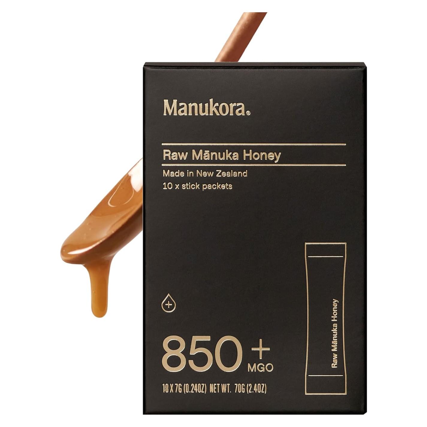 Miel de Manuka Cruda Manukora UMF 20+ MGO 850+ 68g