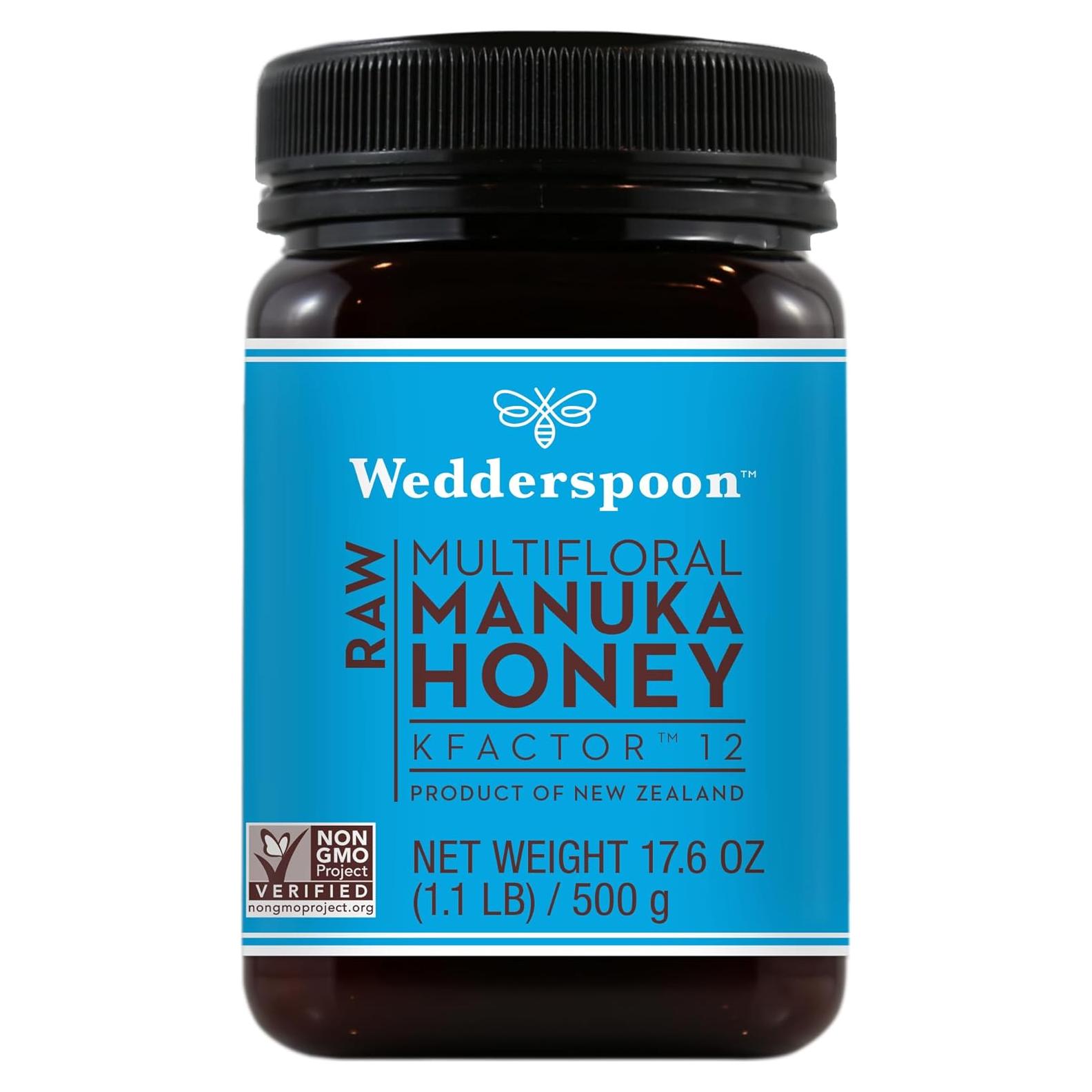 Miel Manuka Cruda Wedderspoon KFactor 12 499g No Pasteurizada