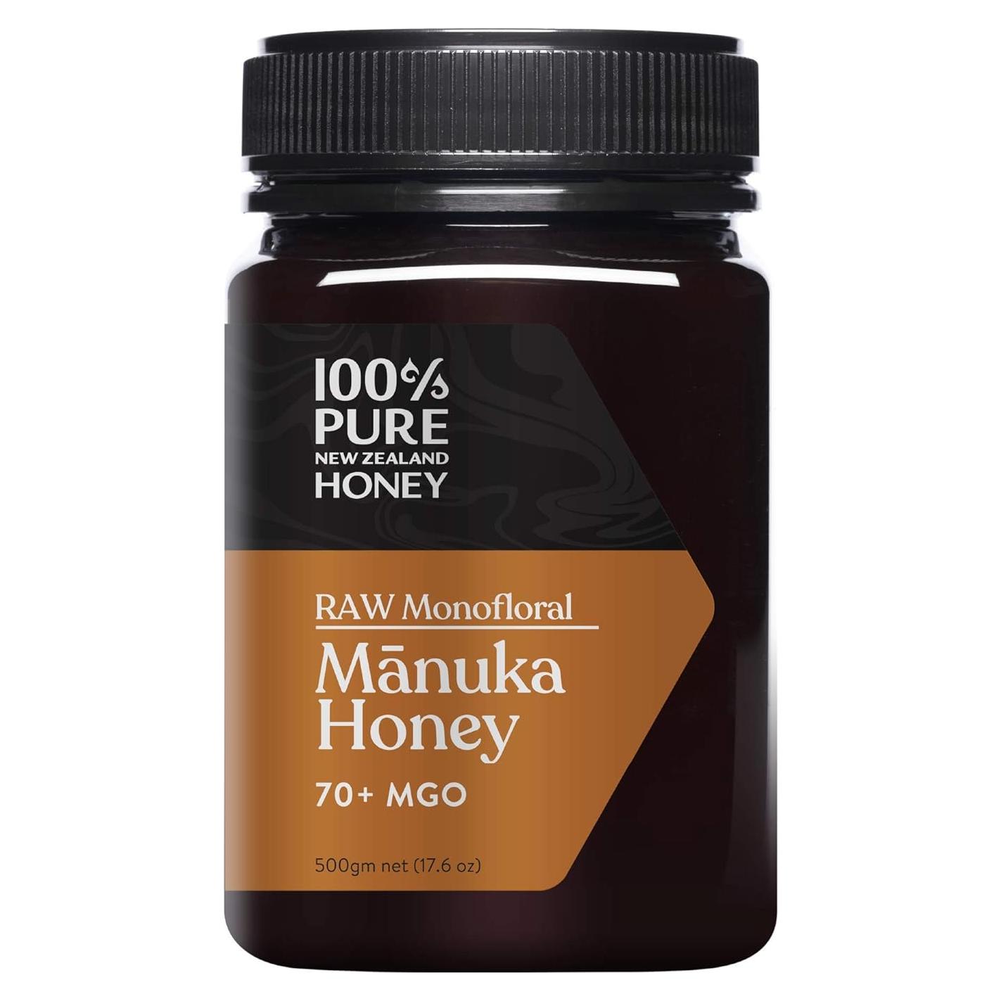 Miel Mānuka 100% Pura Nueva Zelanda MGO 70+ 500g