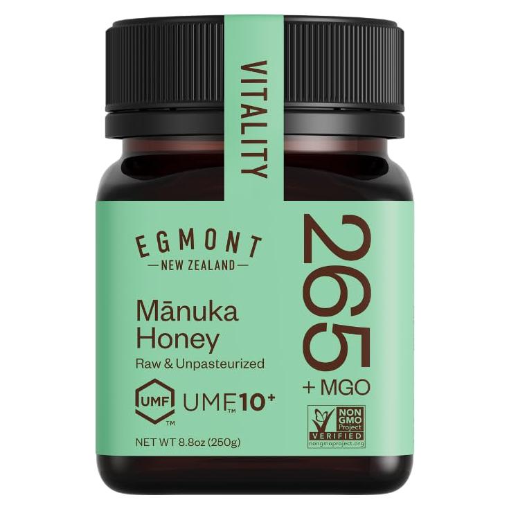 Miel Cruda Manuka Egmont MGO 265+ UMF 10+ 250g Sin OGM