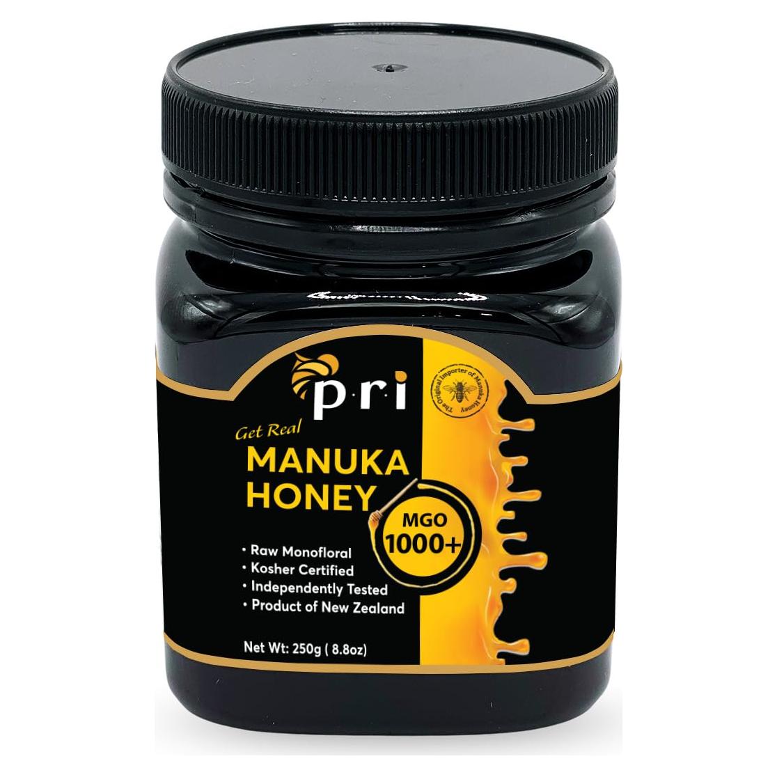 Miel de Manuka PRI MGO 1000+ Cruda 250g Nueva Zelanda