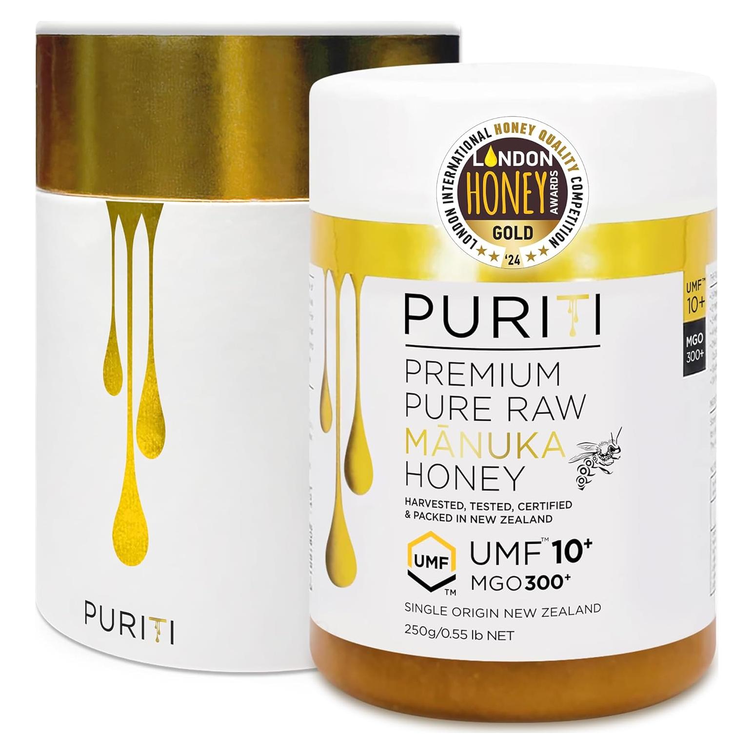 Miel de Manuka PURITI MGO 300+ UMF 10+ 250g Cruda NZ