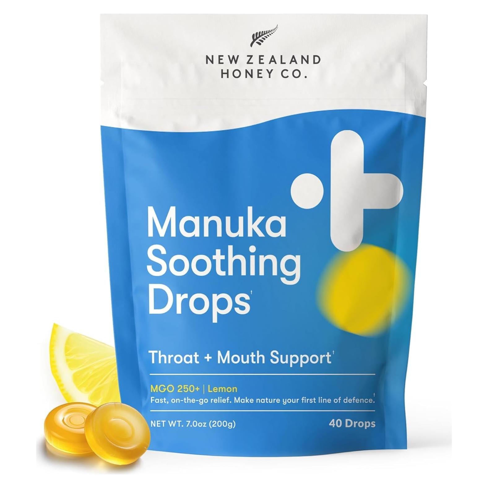 Lozenges de Miel Manuka New Zealand Honey Co. - 40 Unidades