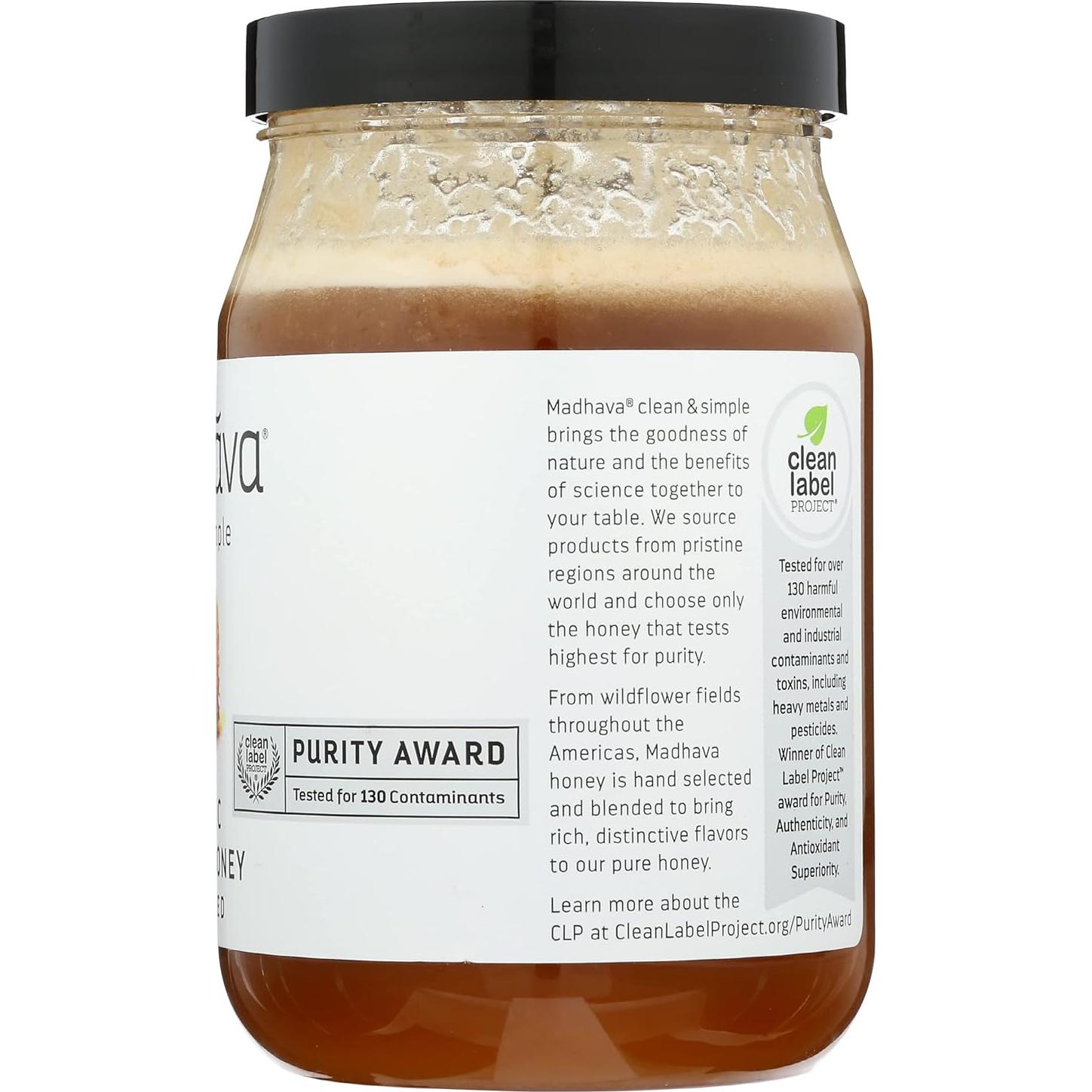 Miel Orgánica Madhava 650 ml - Pura y Natural