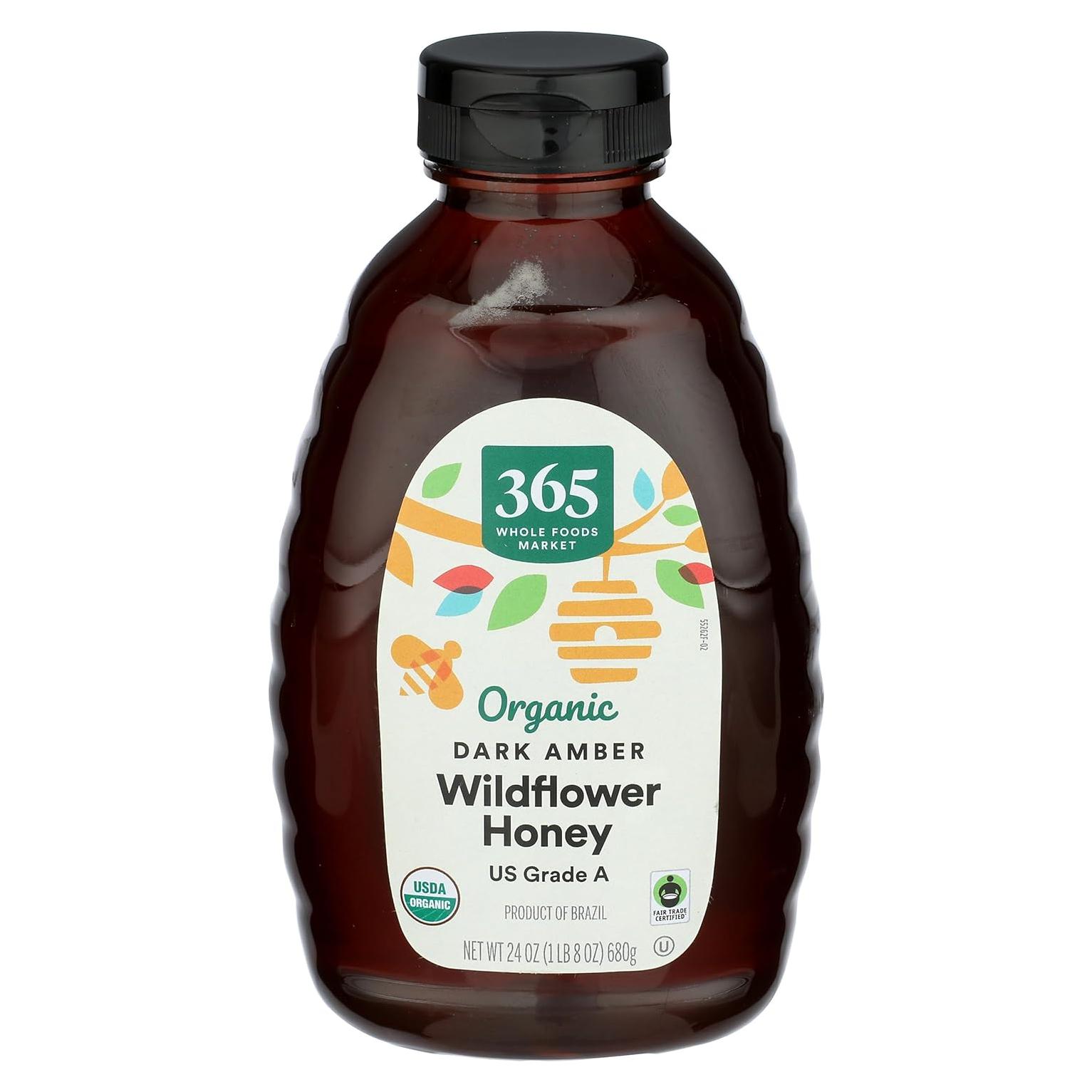 Miel Orgánica Ámbar 365 Whole Foods 680g Sostenible