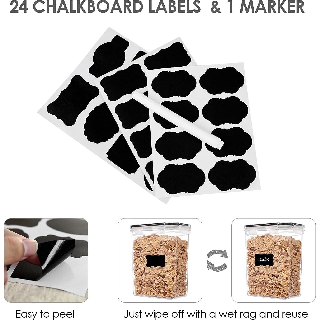 Contenedores de Almacenamiento Vtopmart 24 Piezas Herméticos