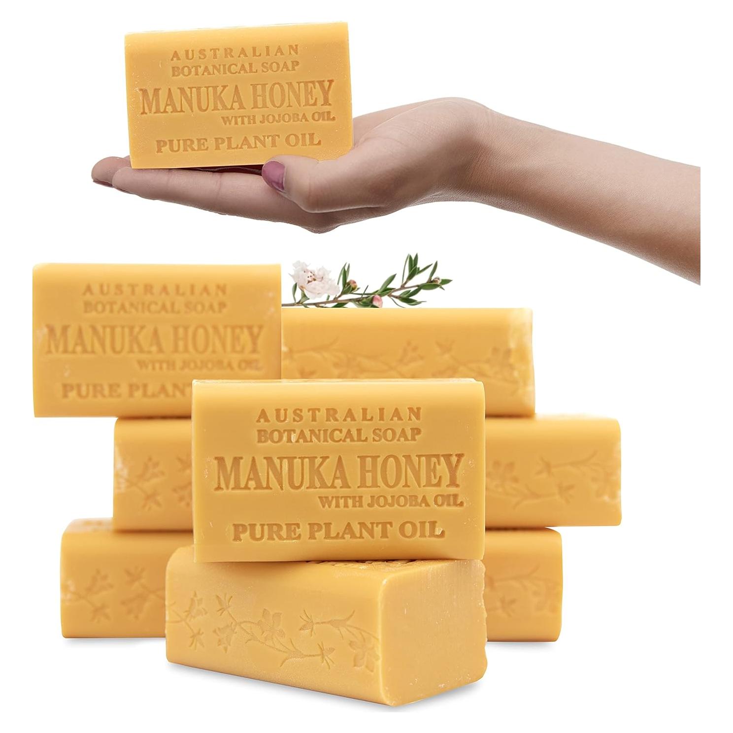 Jabón Botánico Australiano Miel de Manuka 8 Barras 187g