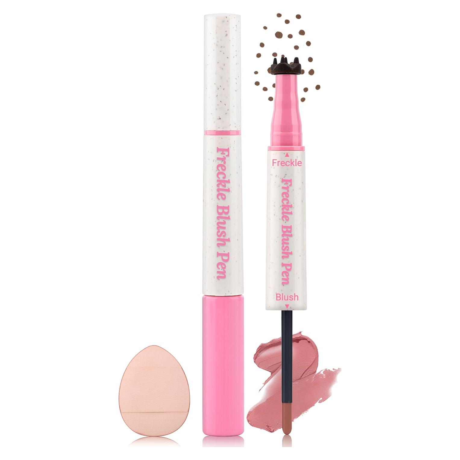 Bolígrafo de Rubor y Pecas Erinde 2 en 1 Rosa y Marrón