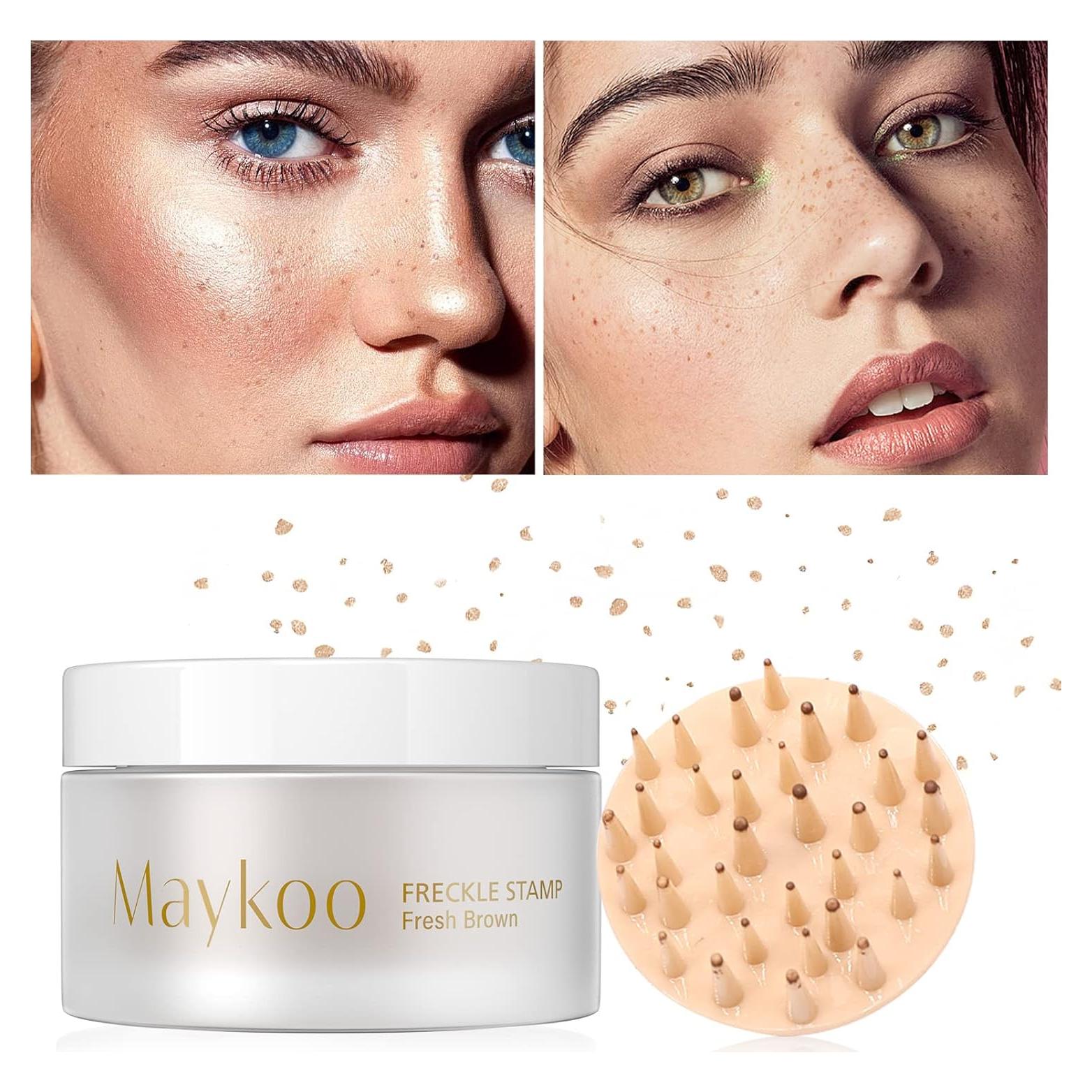 Cojín de Pecas MAYKOO Marrón Claro 15g Maquillaje Natural