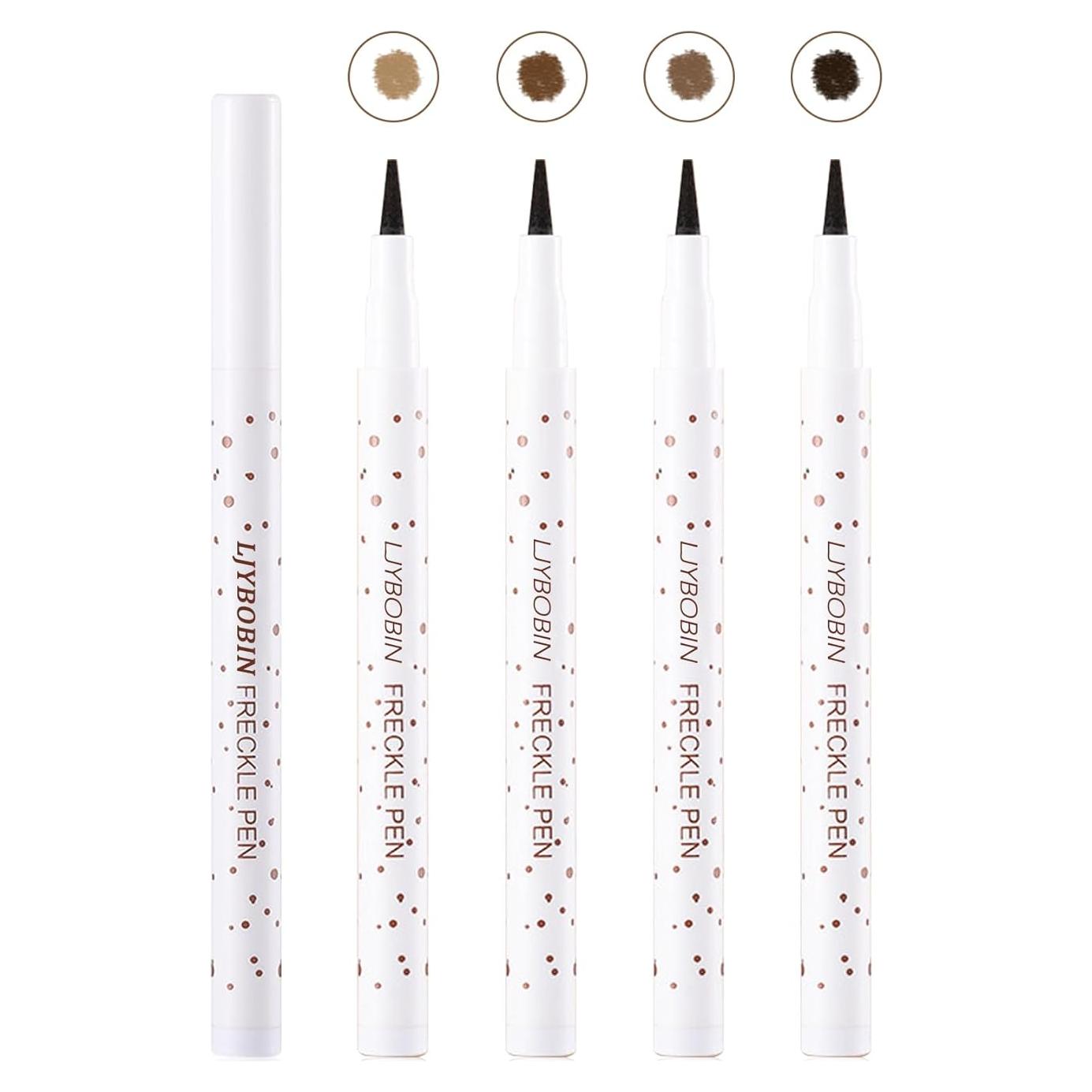 Bolígrafo de Maquillaje de Pecas LJYBoBin 4 Colores