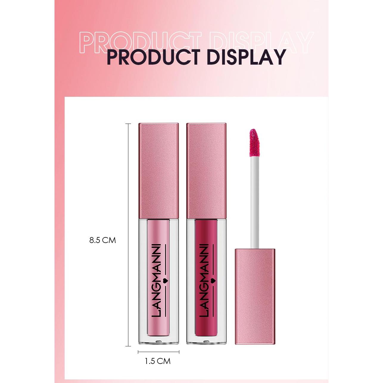 Set de 12 Brillos de Labios LANGMANNI Color-A