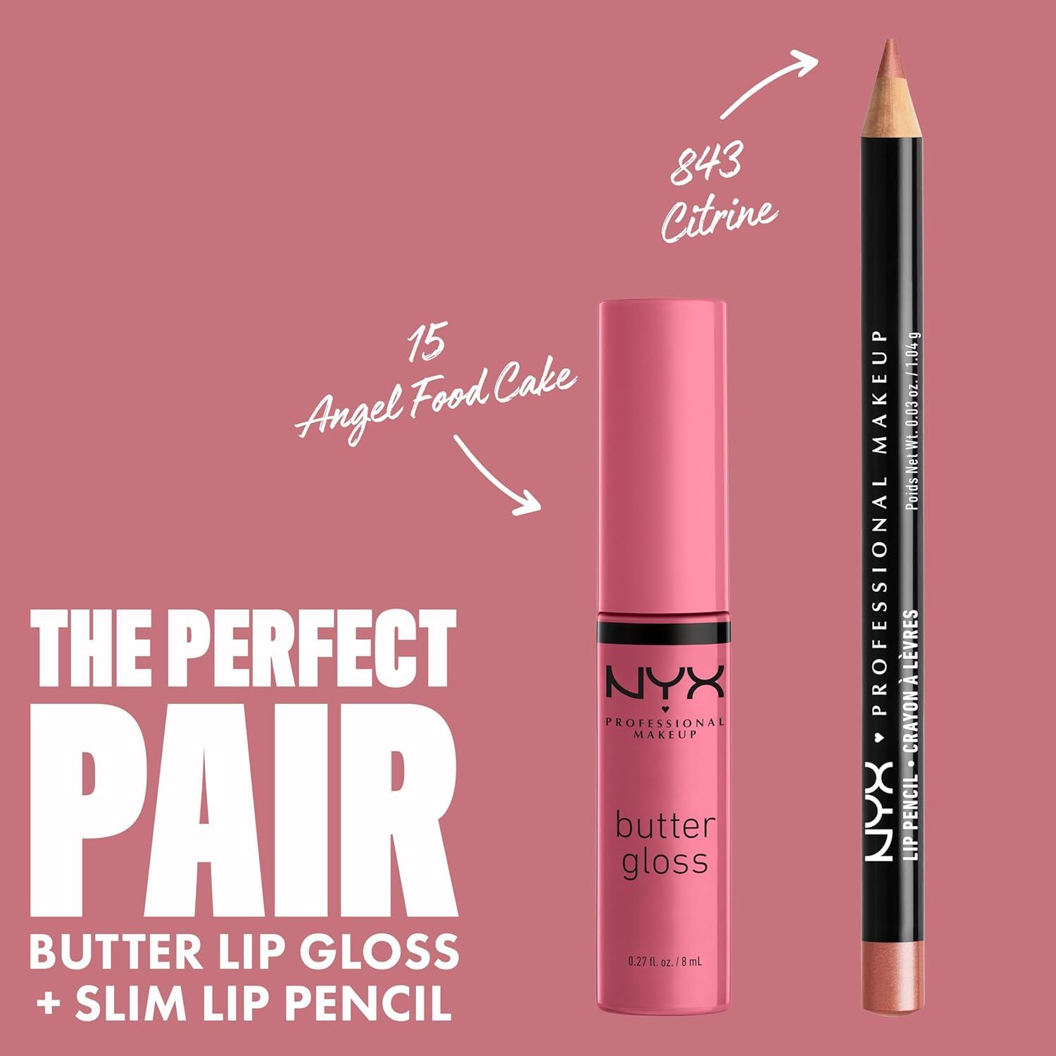 Brillo de Labios NYX Butter Gloss 7.98ml Pastel de Angel