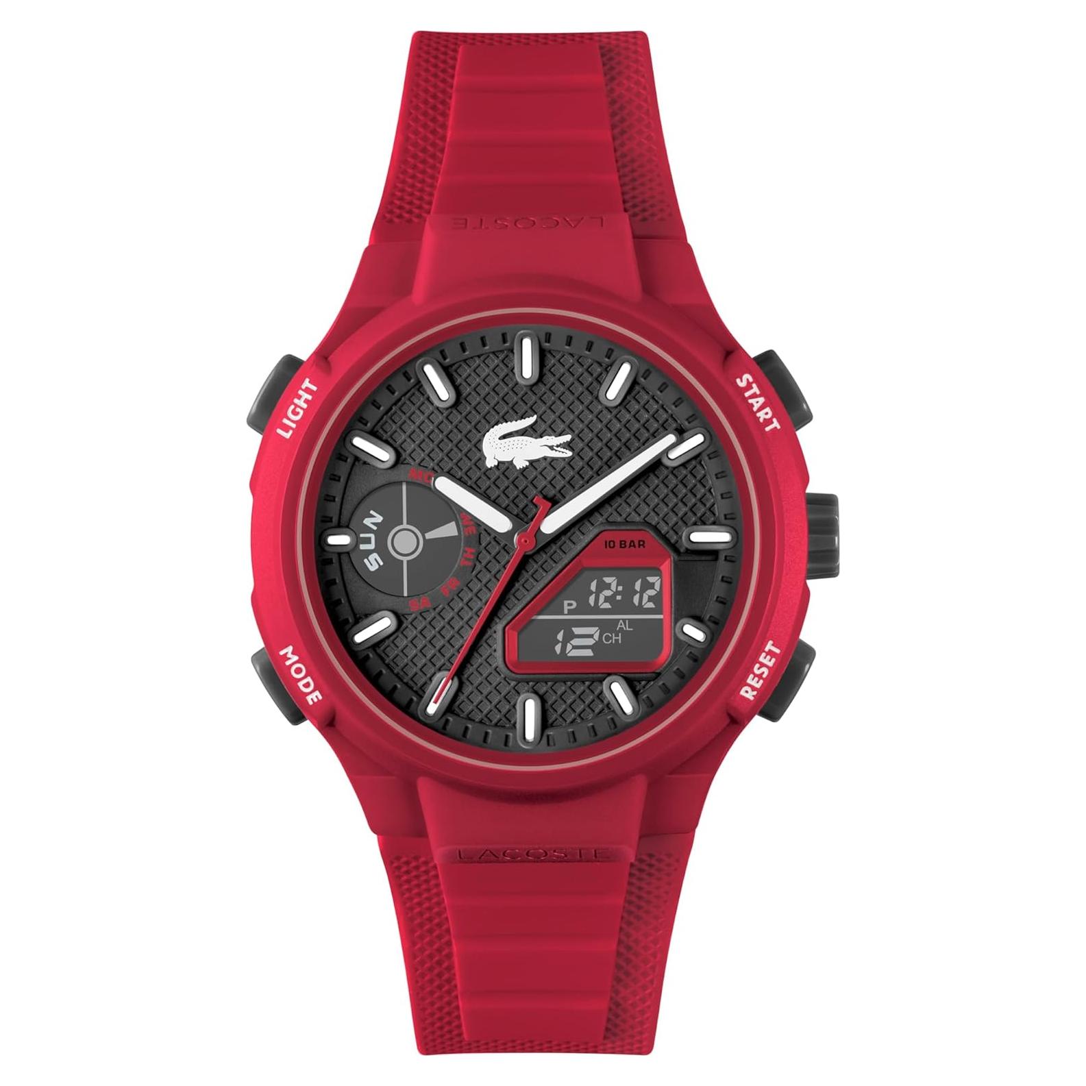 Reloj Lacoste LC33 Analógico y Digital Hombre 45mm Rojo