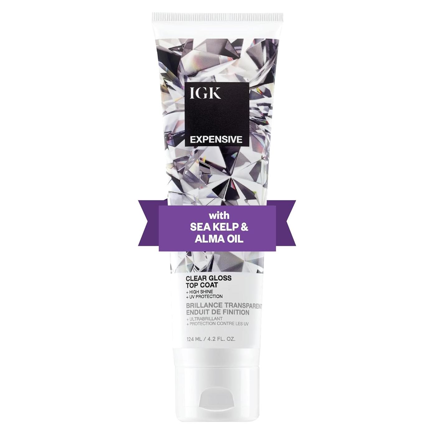 Tratamiento Brillo IGK Caro 118.3ml - Cabello Claro y Suave