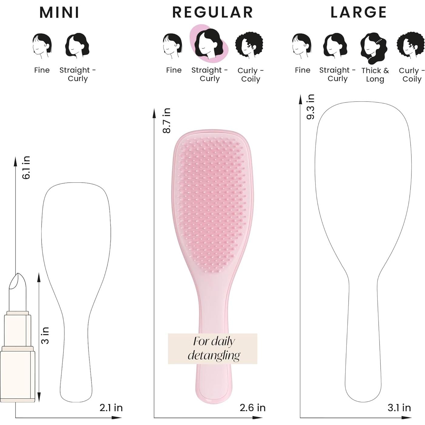 Cepillo Desenredante Tangle Teezer Rosa Milenial para Cabello