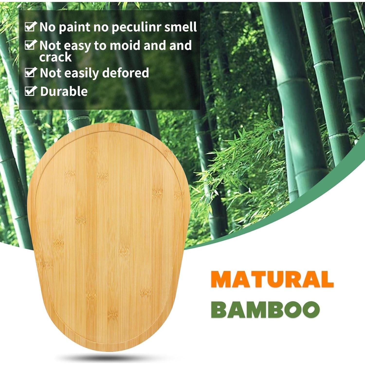 Alfombrilla Deslizante de Bambú JAYOBGO para Mezclador 8 Qt