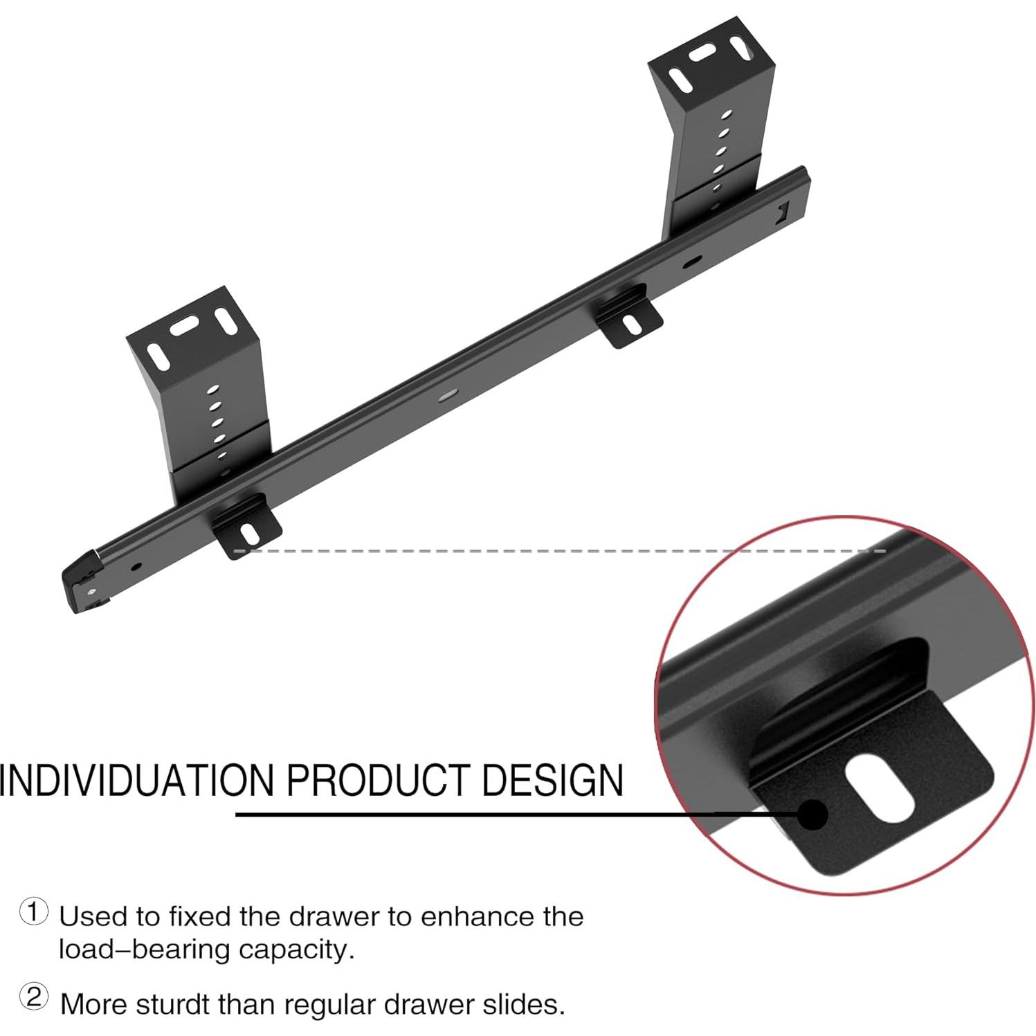 Bandeja Deslizante para Teclado FRMSAET 12" Negro