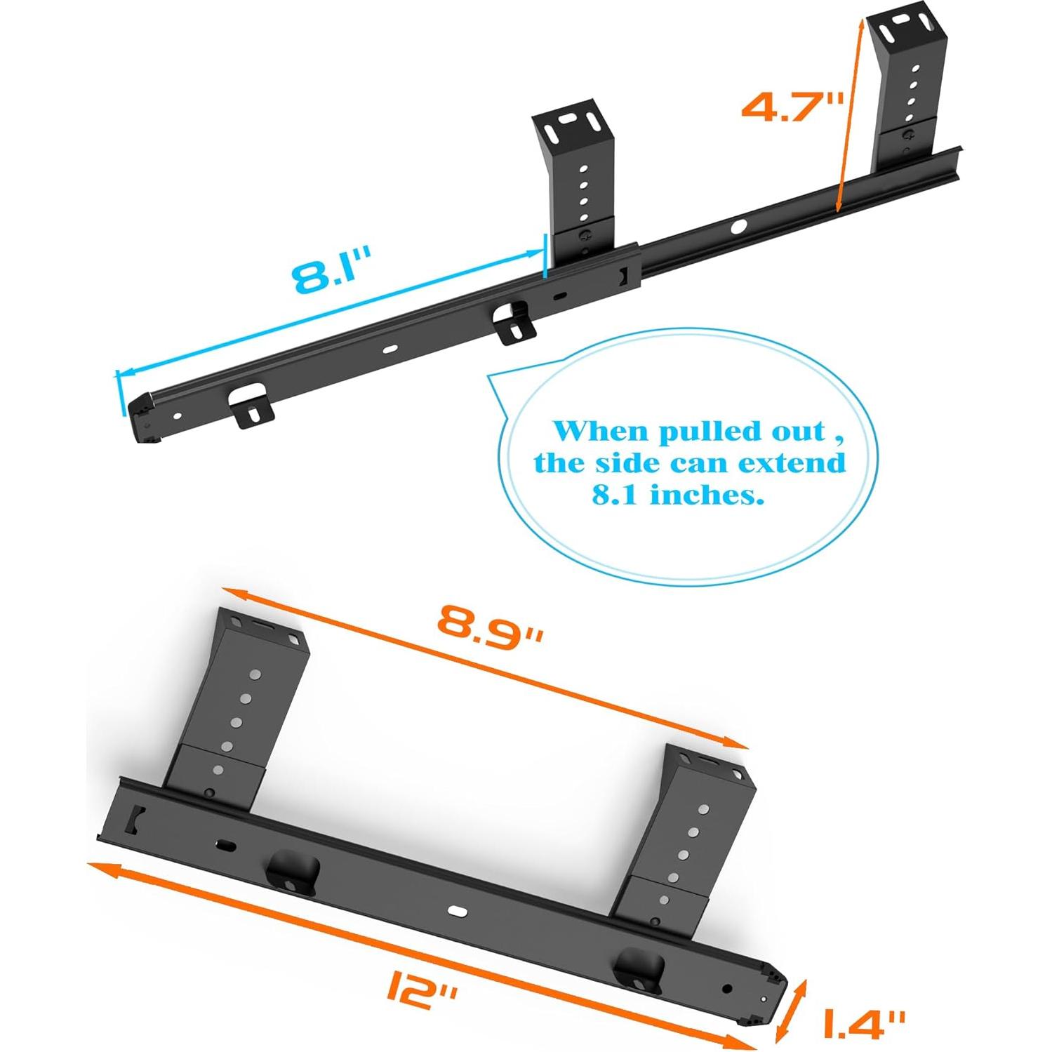 Bandeja Deslizante para Teclado FRMSAET 12" Negro