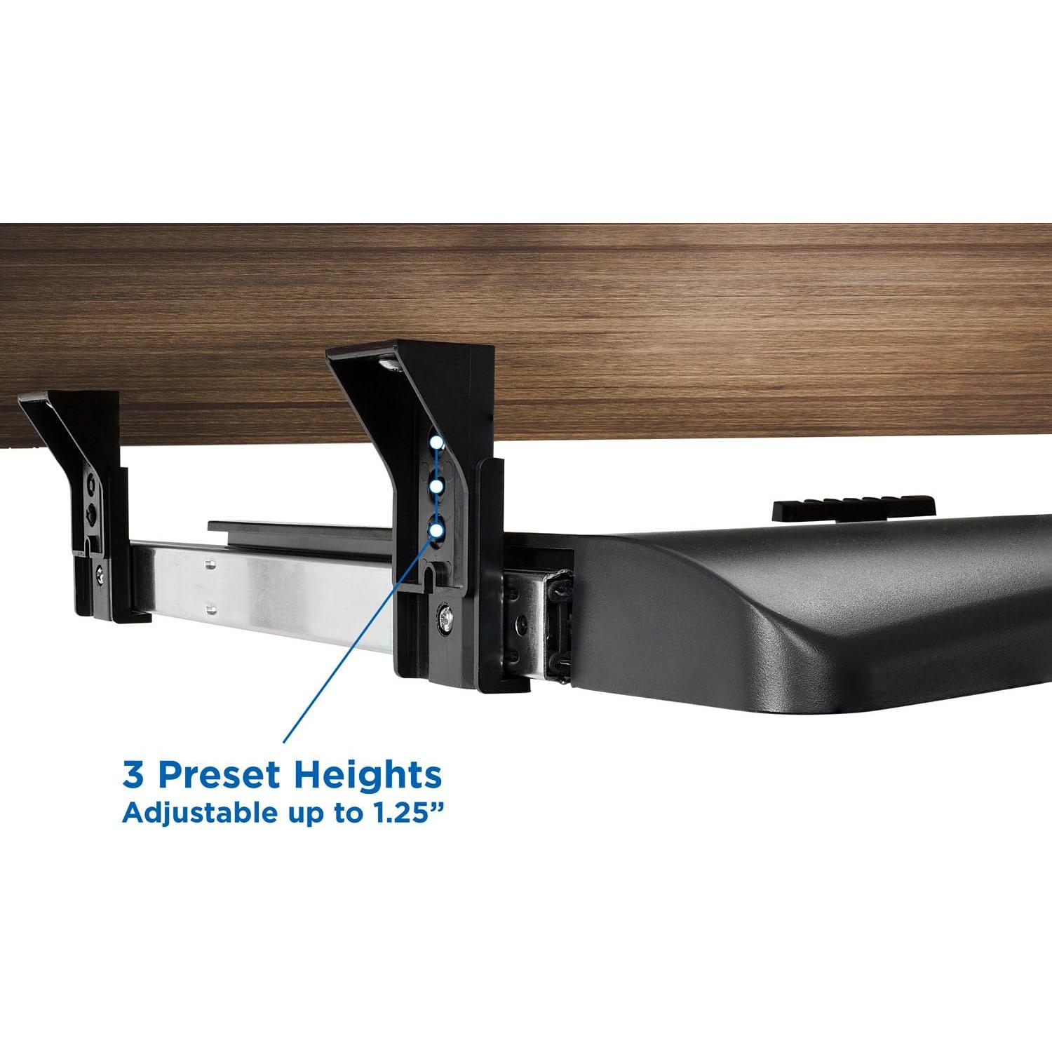 Cajón de Teclado Deslizante Mount-It! 53 cm Ajustable